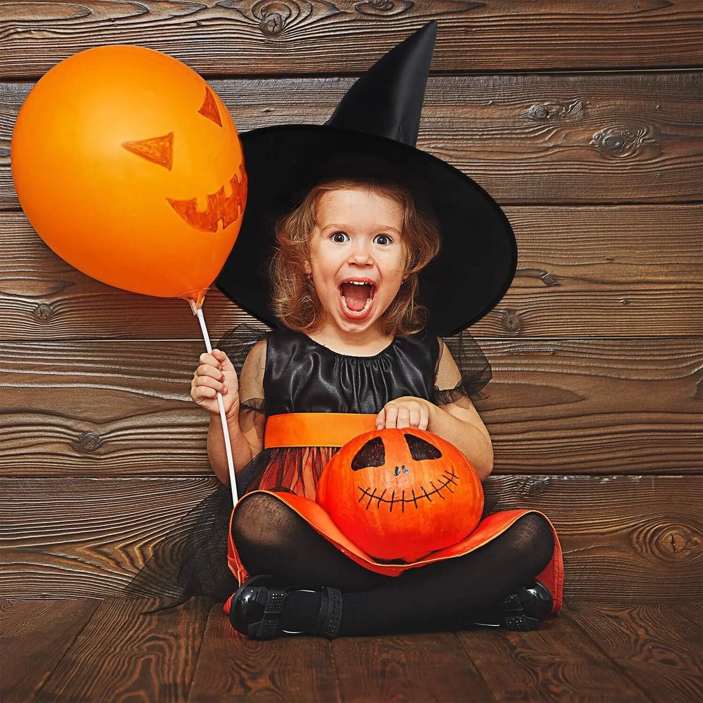 12pcs Halloween Witch Hat Cap