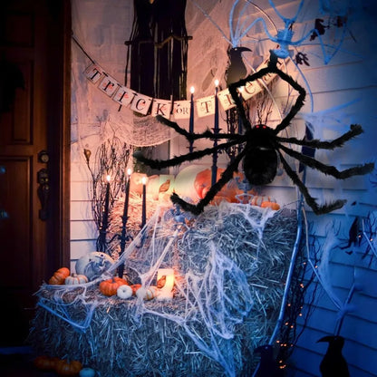 30cm/50cm/75cm/90cm/125cm/150cm/200cm Halloween Giant Black Spider