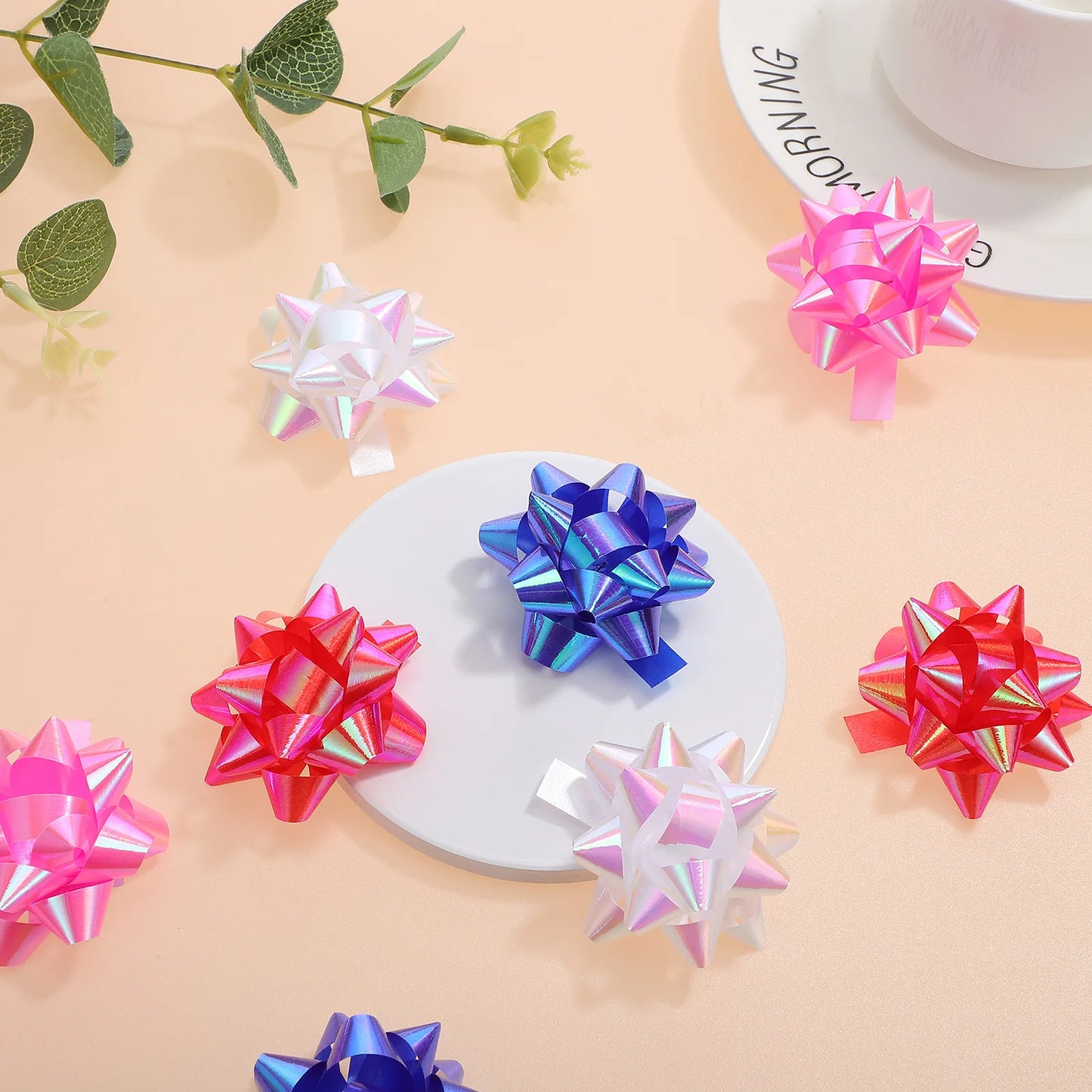 30 Pcs Star Flower Decoration Room Pull Bows Big Box Wrap