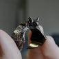 Halloween Vintage Bat Design Wing Rings for Women