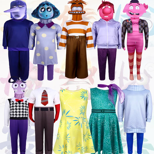 NewAnime Movie Inside Out Joy Cospaly Costume