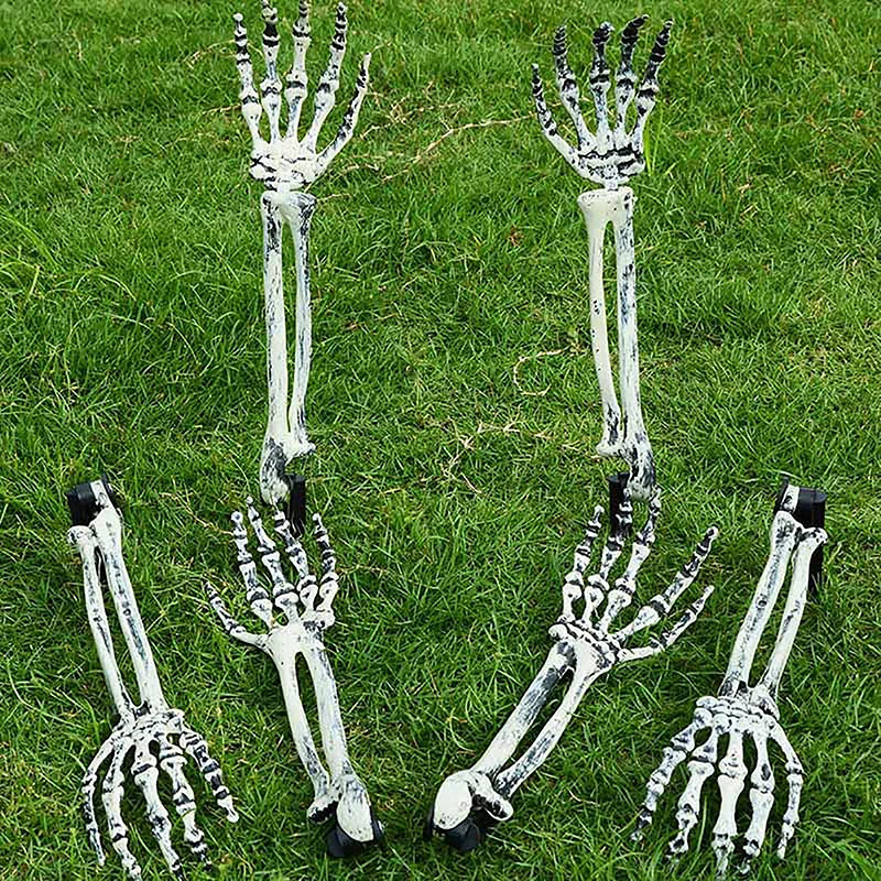 Realistic Life Size Fake Human Hand Bone For Haunted House Decor