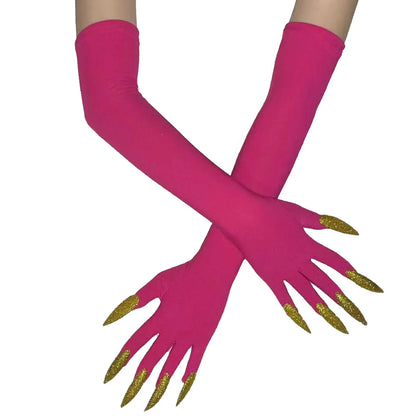 Cool Halloween gloves Green Ghost claws