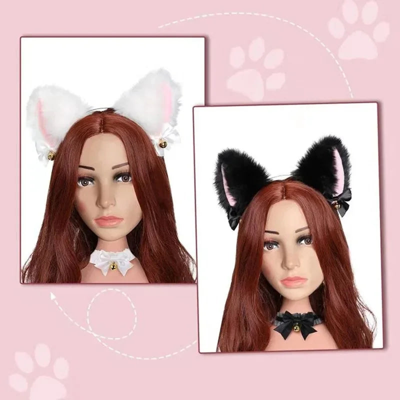 Beautiful Masquerade Halloween Cat Ears Cosplay