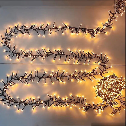 30M 2000 LED Cluster Christmas String Lights