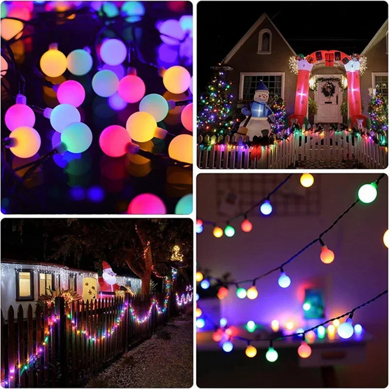 Solar LED String Lights 8 Modes Fairy Garland