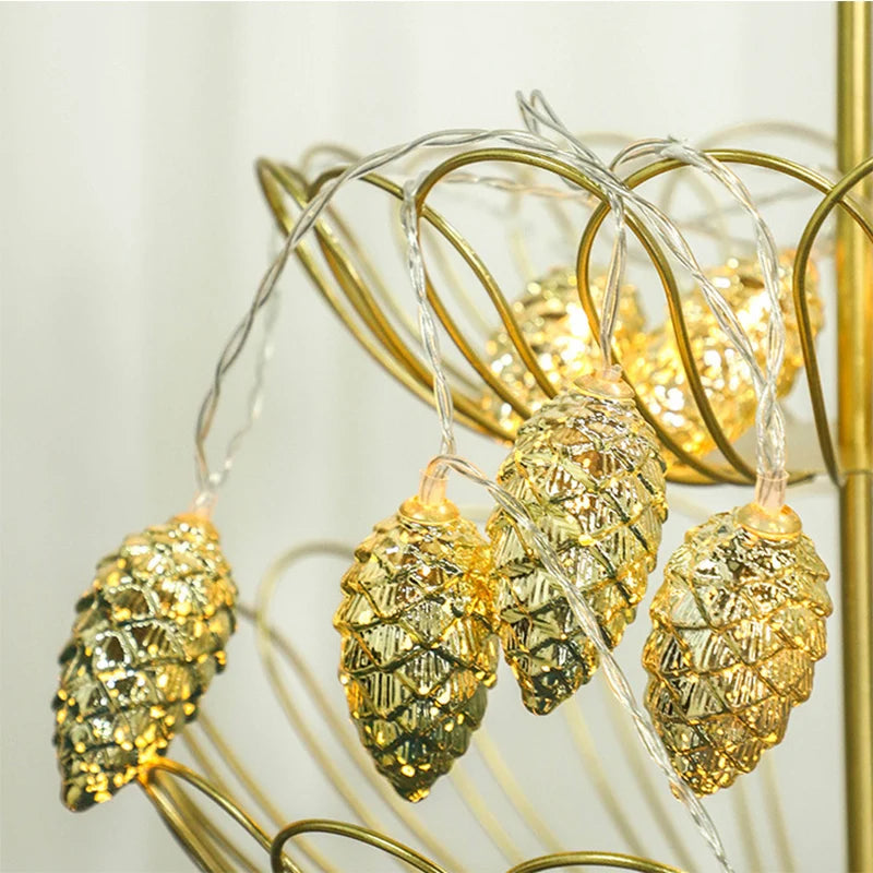 1.5M 10LED Pine Cone Fairy Light