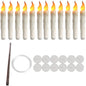 Floating Electronic Candles -  Magic Wand Remote Hanging Candles