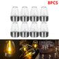 Solar Light LED Stainless Steel Candle
