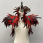 Natural Feather Shrugs Shawl For Women
