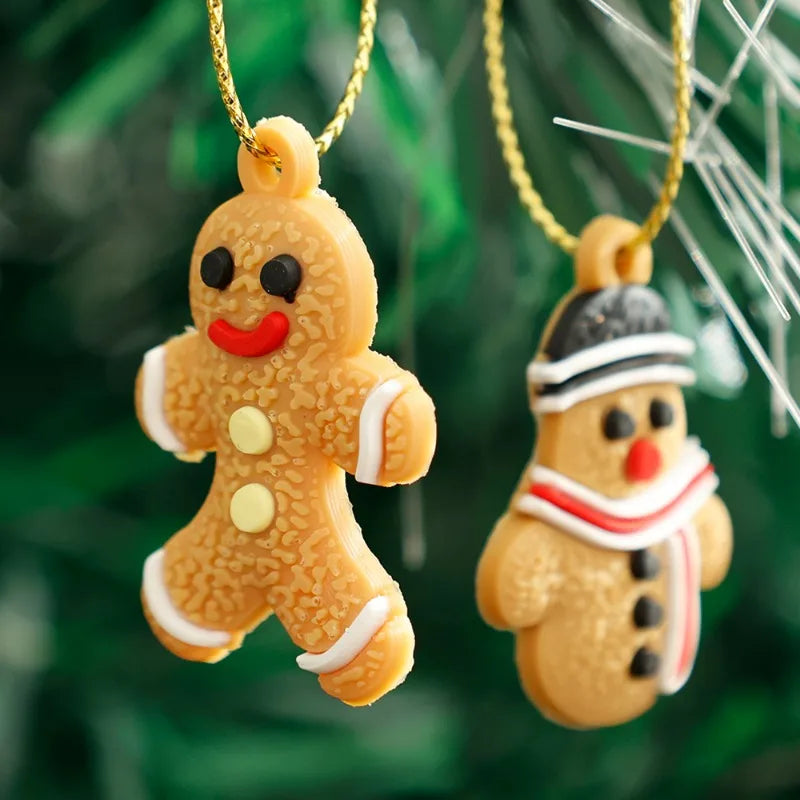 Xmas Gingerbread Man Ornaments