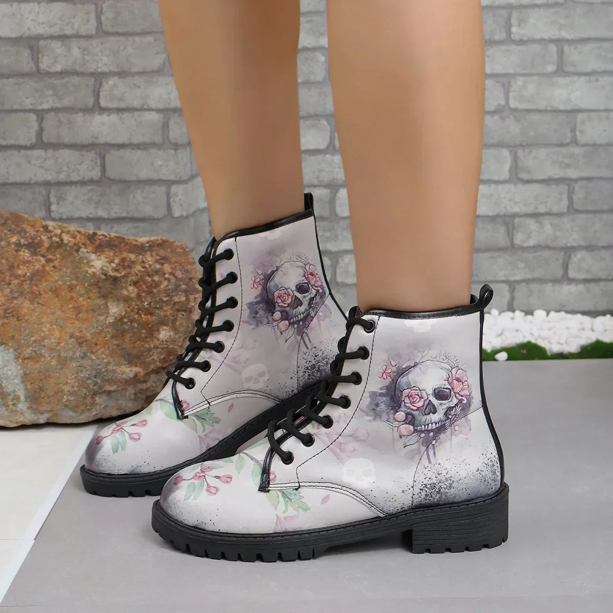 Women's Printed Short Boots Autumn/Winter