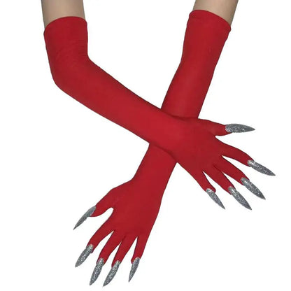 Cool Halloween gloves Green Ghost claws