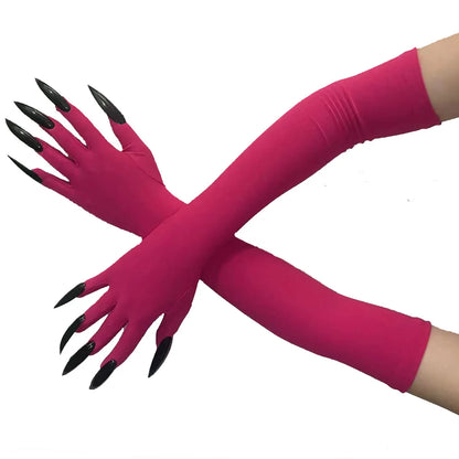 Cool Halloween gloves Green Ghost claws