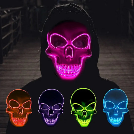 Skull Mask LED Cold Light