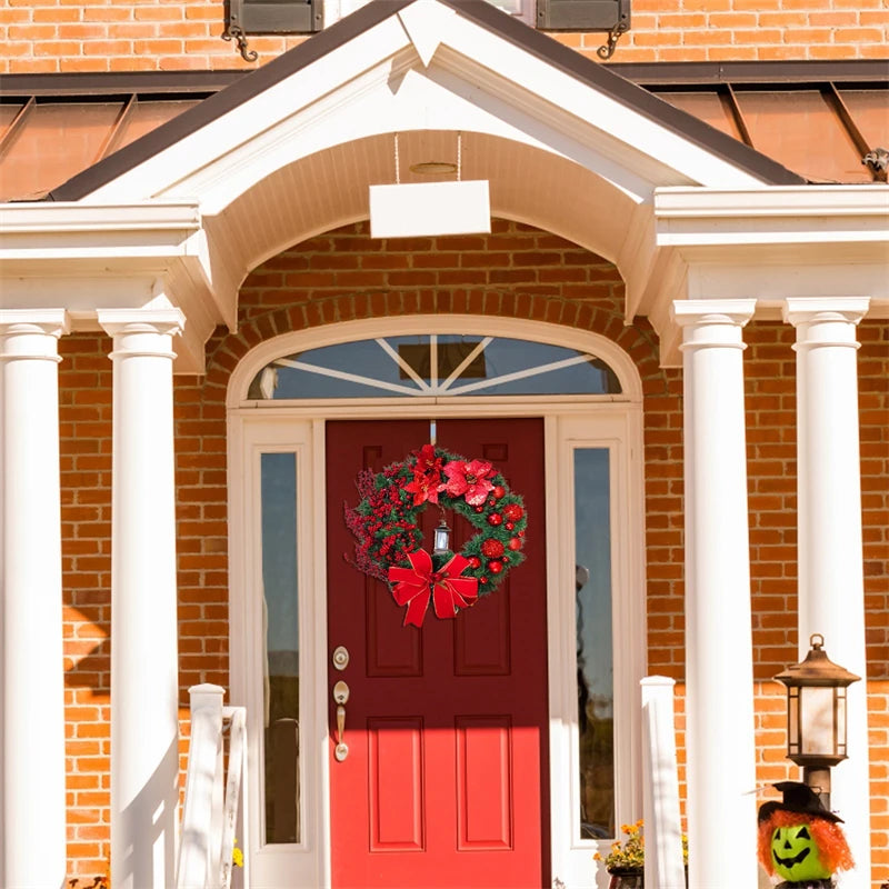 Red Christmas Wreath