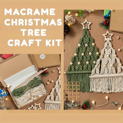 1pc Cord Macrame Kit Woven Xmas