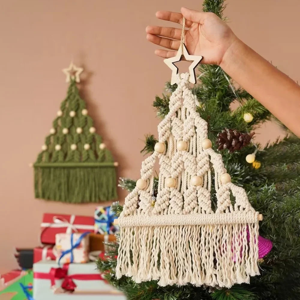 1pc Cord Macrame Kit Woven Xmas