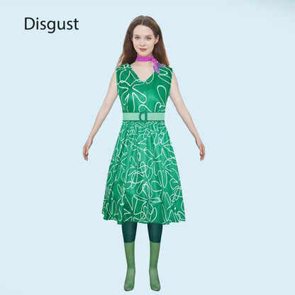 Anime Cosplay Insider Out Women Girls Costume