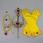 Girls Cosplay Elsa Anna Princess Crown Magic Wand Costume