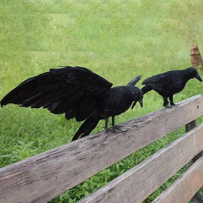 Halloween Decoracion Simulation Black Crow