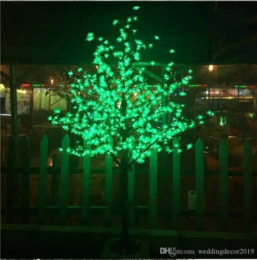 LED Cherry Blossom Christmas Tree Light – 1.5m Outdoor Lighting