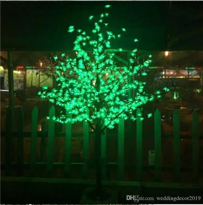 LED Cherry Blossom Christmas Tree Light – 1.5m Outdoor Lighting