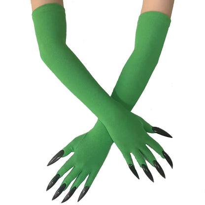 Cool Halloween gloves Green Ghost claws