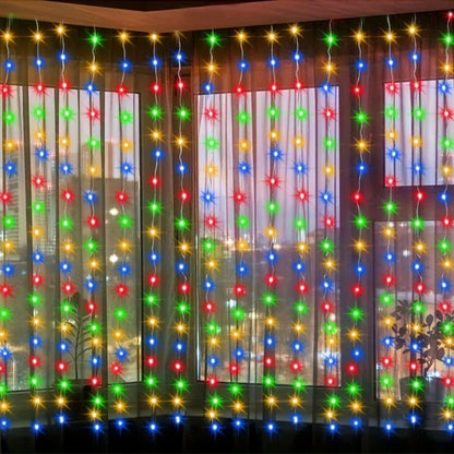 LED Curtain Fairy Lights 8 Lighting Modes Christmas Decoration