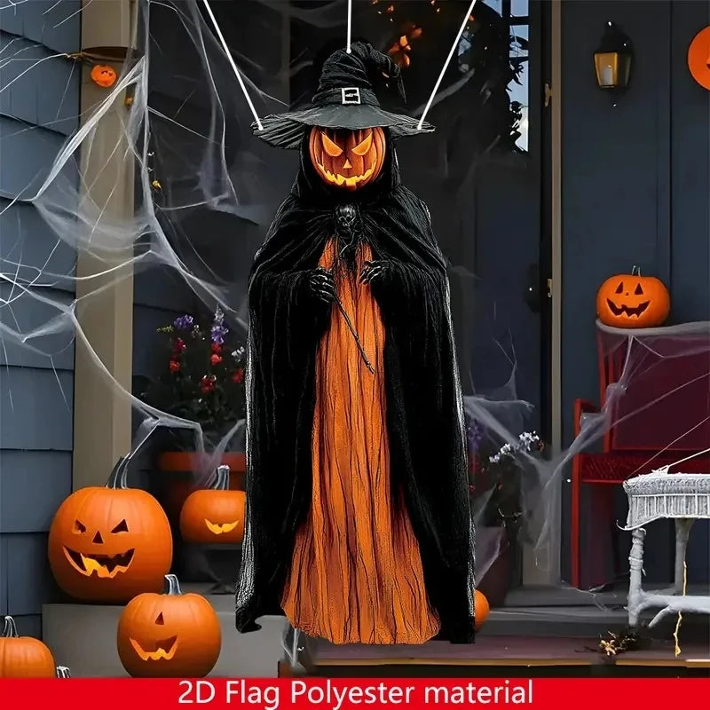 2D Halloween Horror Evil Pumpkin Man