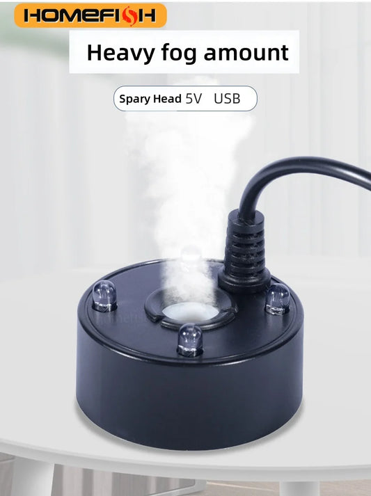 5V USB Mist Maker Fogger Nebulizer With 4 LED Colorful Lights
