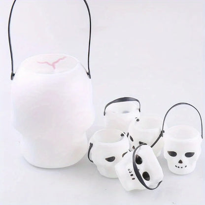 1pc Halloween Skeleton Bucket Portable