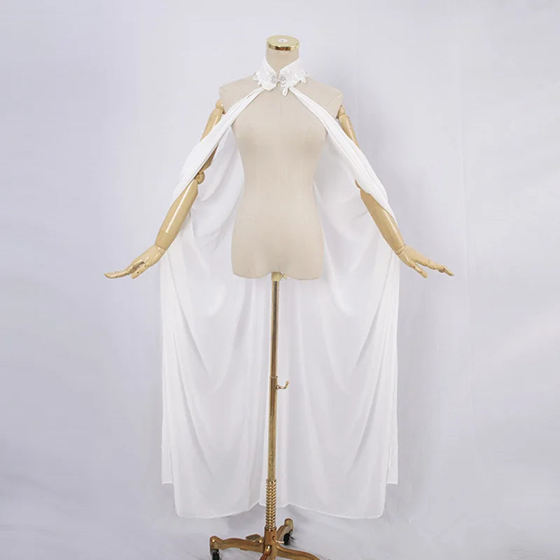 Women Medieval Shawl Cape Chiffon Gothic Wicca RobeCostume