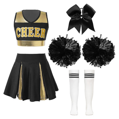 Girls Cheerleader Costume