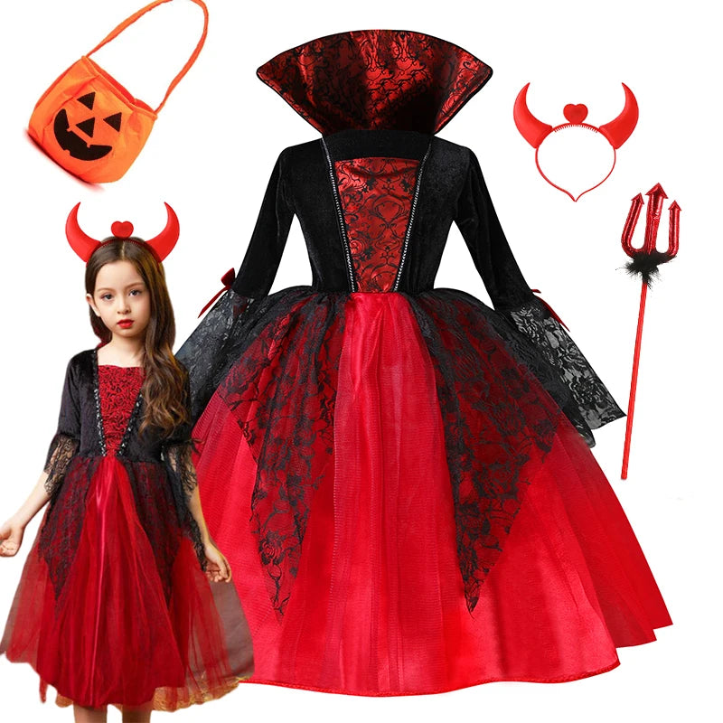 Bride Gothic Cosplay Vampire Costume