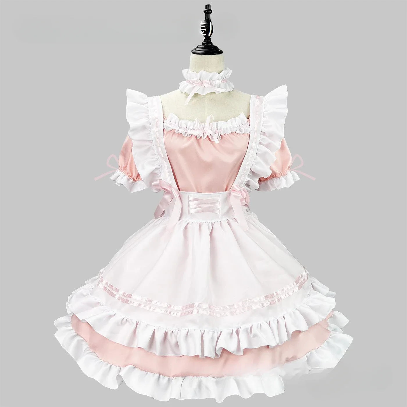 Black White Lolita Maid Costume