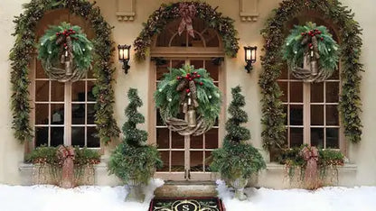 Christmas Wreath Farmhouse Boho Garland