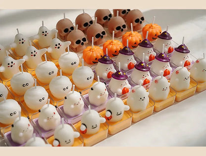 Halloween Fun Scented Candles - Handmade Decor for Home