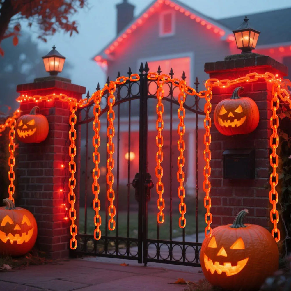 2/3M Halloween Plastic Chain Lights Props