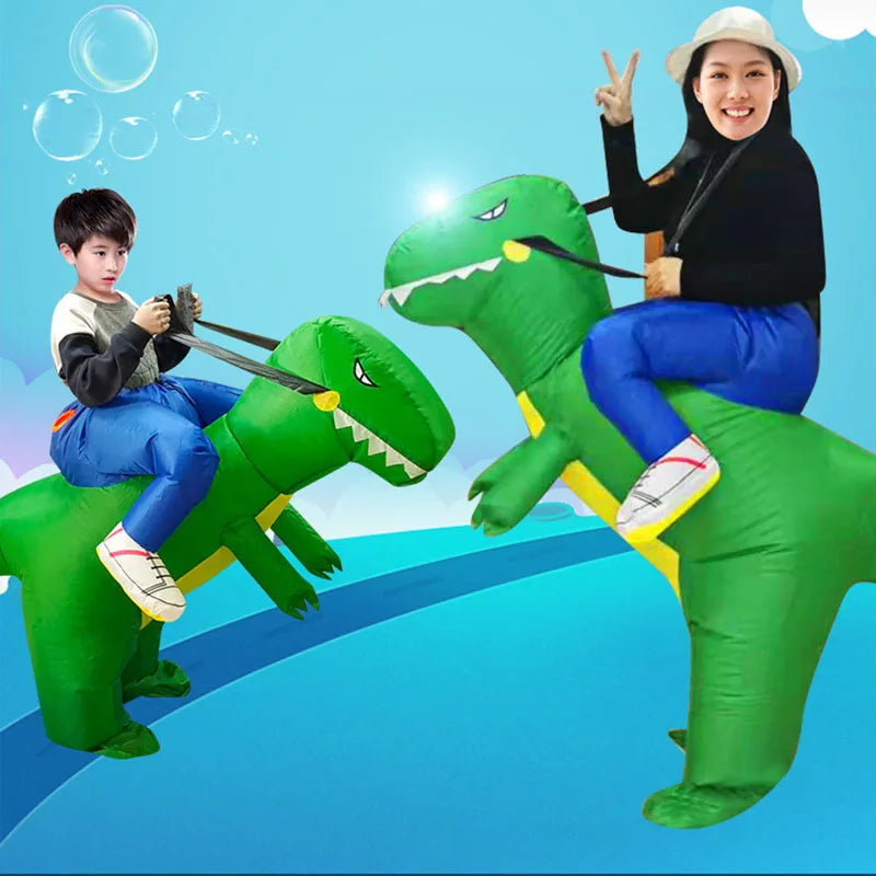 Green Dinosaur Inflatable Costumes for kids