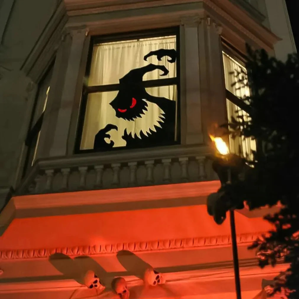 Halloween decoration room door stickers