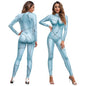 Women Slim Jumpsuit Catsuit Zentai Bodysuit Gothic Leggins