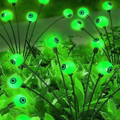 Ghost Eyeball Stake Light Bleeding Eyeballs Firefly Solar Lights for Yard