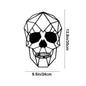 Human Skull Halloween Metal Wall Art Decor