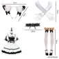 Black White Lolita Maid Costume