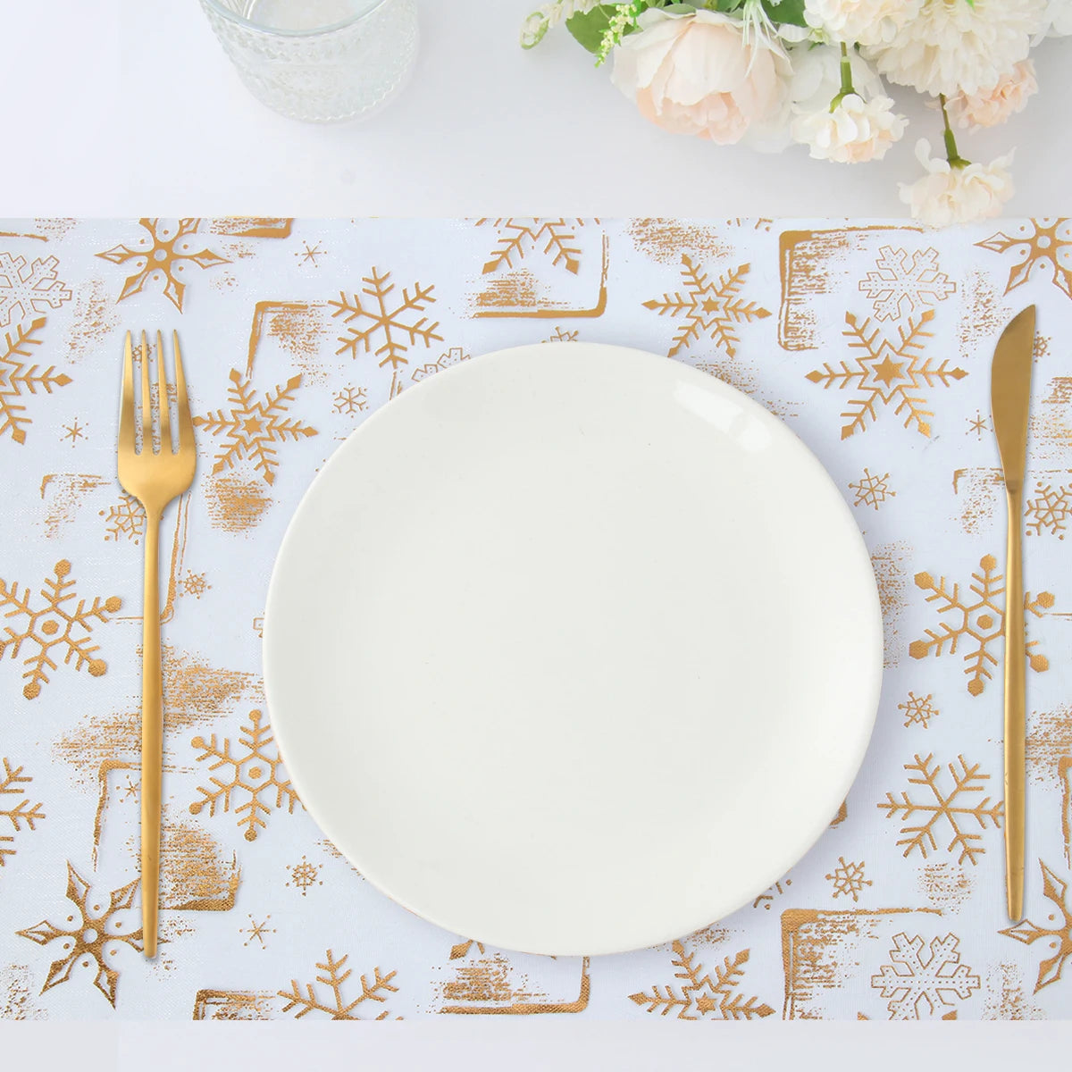 Golden Table Runner